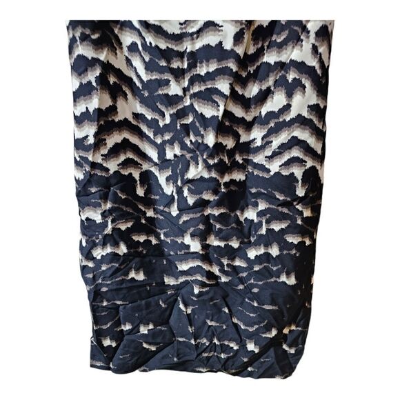 BANANA REPUBLIC Animal Print Silk/Wool Sleeveless Dress - Size 10 - Picture 5 of 7